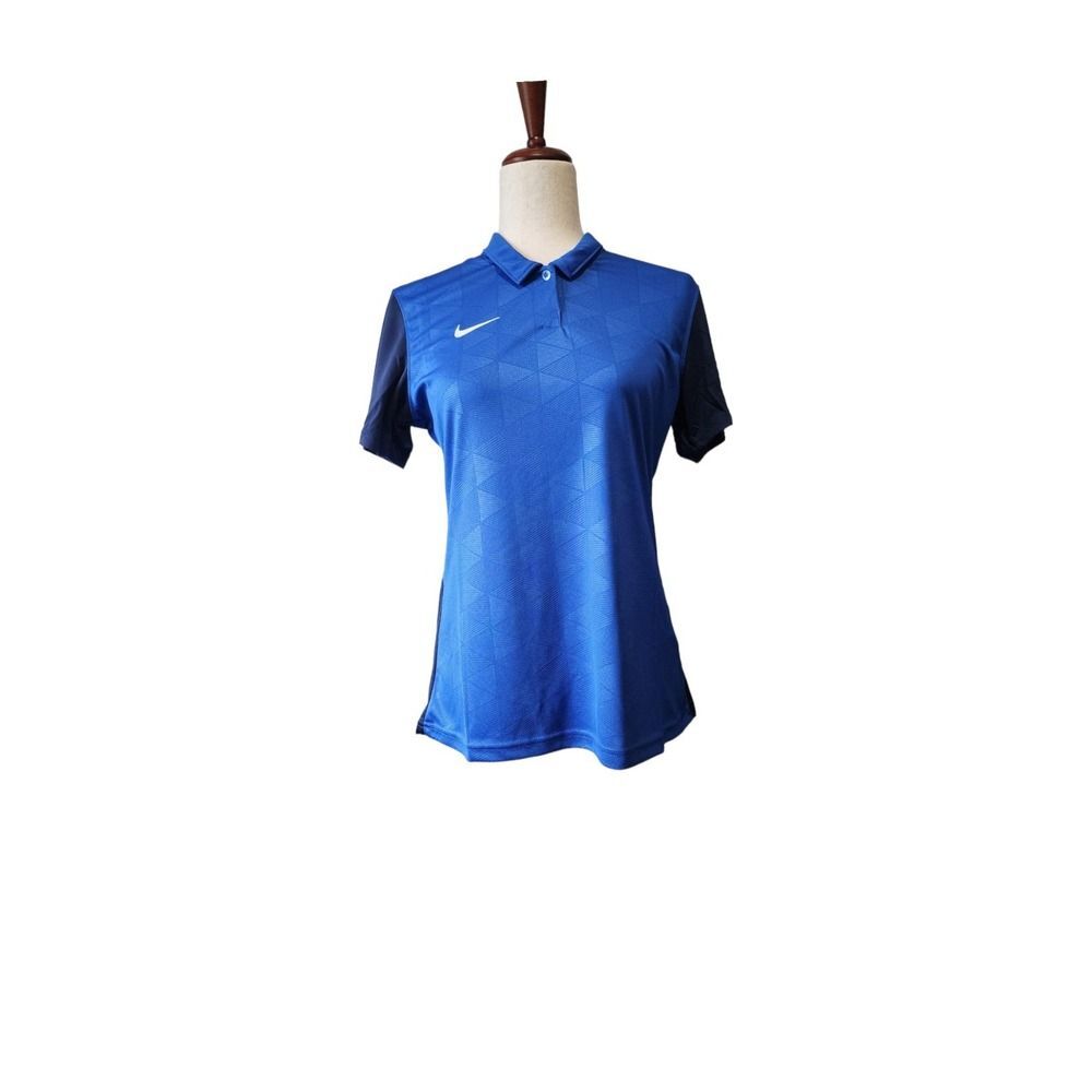 Nike DRI-FIT Polo Shirt Women's Soccer Jersey Top Blue Collared Size M CJ5727-48 - Picture 6 of 7